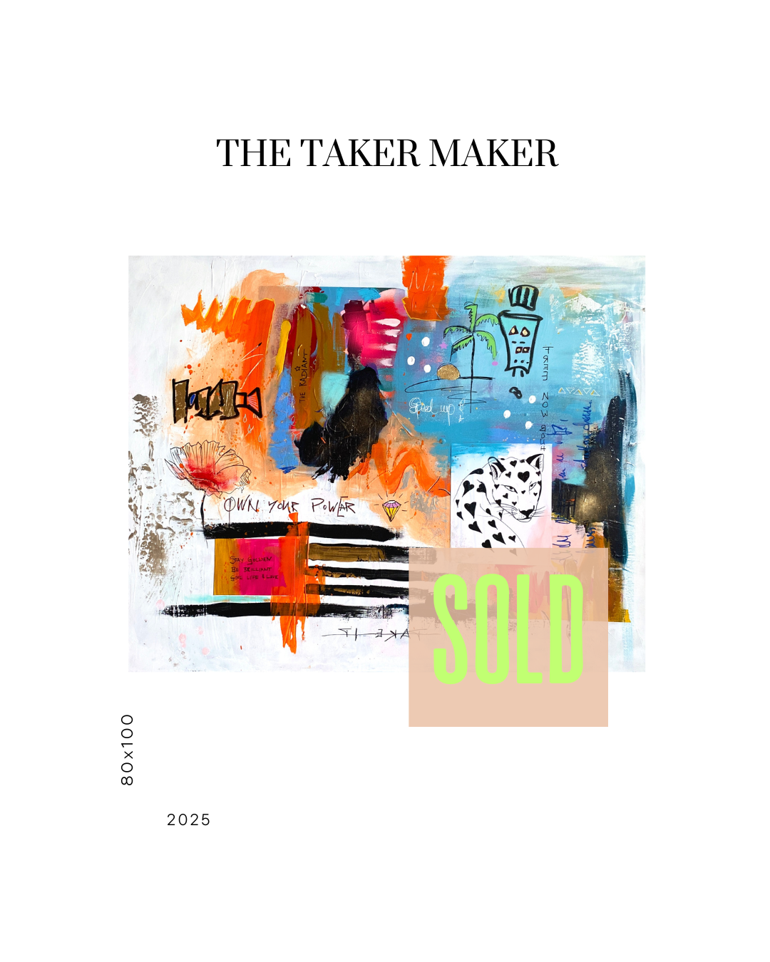 The Taker Maker_Nadine Knobele von Creativity is intelligence having fun. The Taker Maker_Nadine Knobel